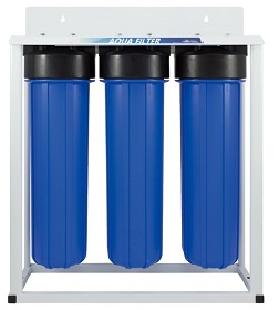 3-Stages 20×4.5” Big Blue Whole House Water Filtration System