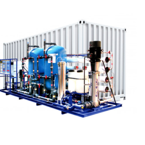 Containerized Sea & Brackish R.O. System -10000-50000-100000 GPD